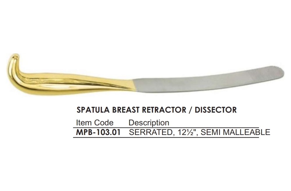 SPATULA BREAST RETRACTOR / DISSECTOR
