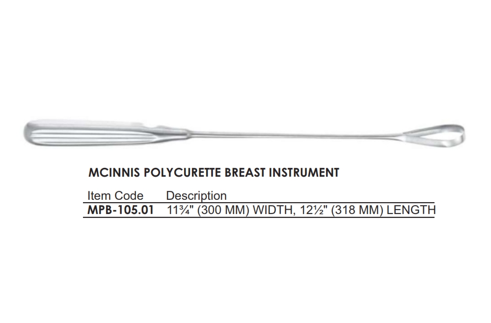 MCINNIS POLYCURETTE BREAST INSTRUMENT