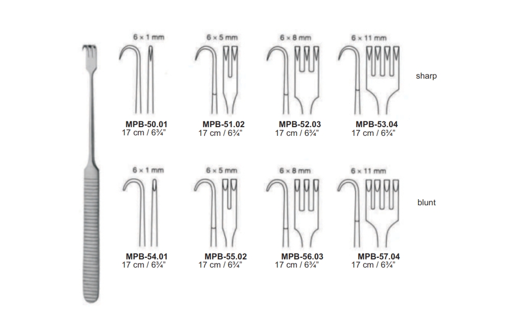 DELICATE RETRACTORS