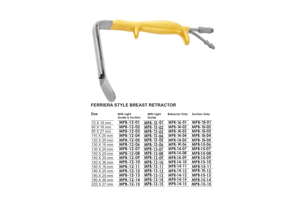 FERRIERA STYLE BREAST RETRACTOR