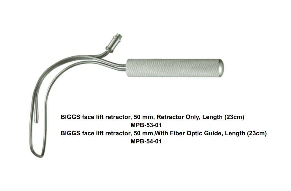 BIGGS face lift retractor, 50 mm, Retractor Only, Length (23cm)