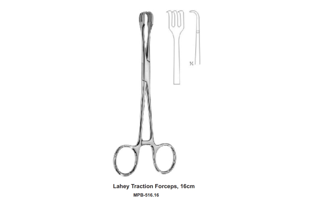 Lahey Traction Forceps