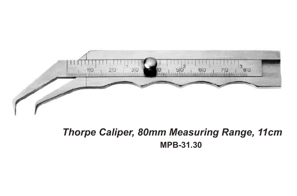 Thorpe Caliper, 80mm Measuring Range, 11cm