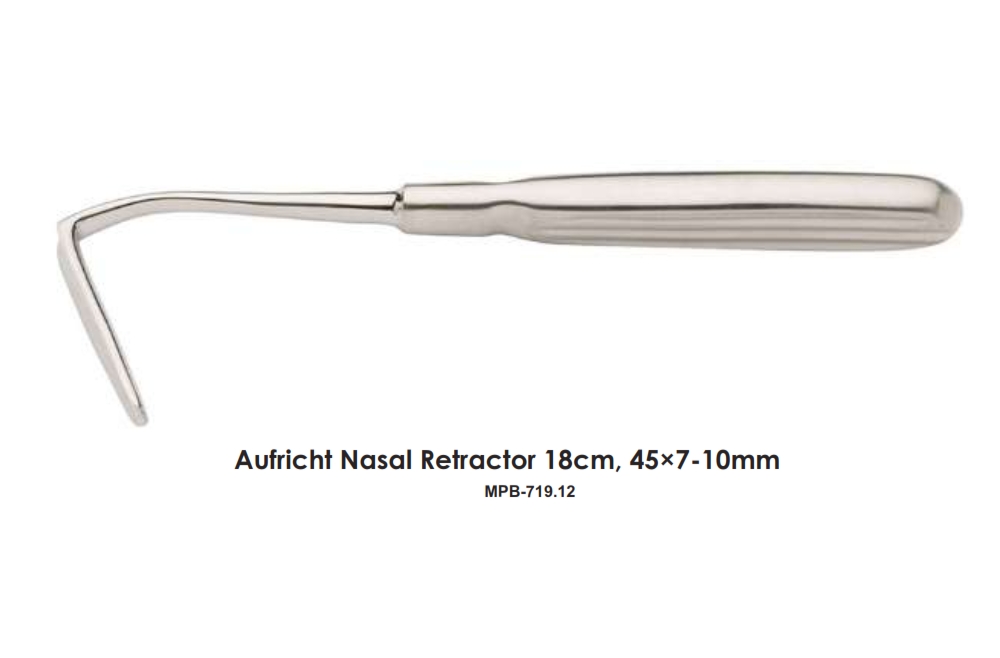 Aufricht Nasal Retractor 18cm, 45×7-10mm