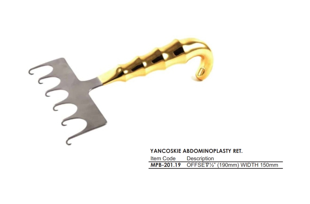 YANCOSKIE ABDOMINOPLASTY RET.