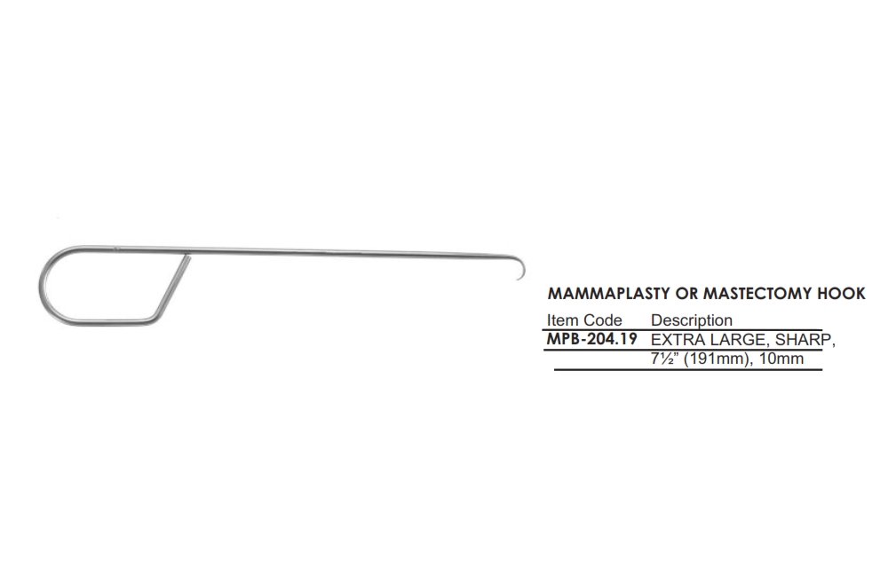 MAMMAPLASTY OR MASTECTOMY HOOK