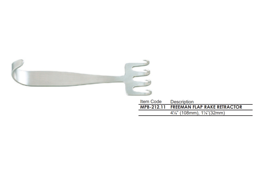 FREEMAN FLAP RAKE RETRACTOR