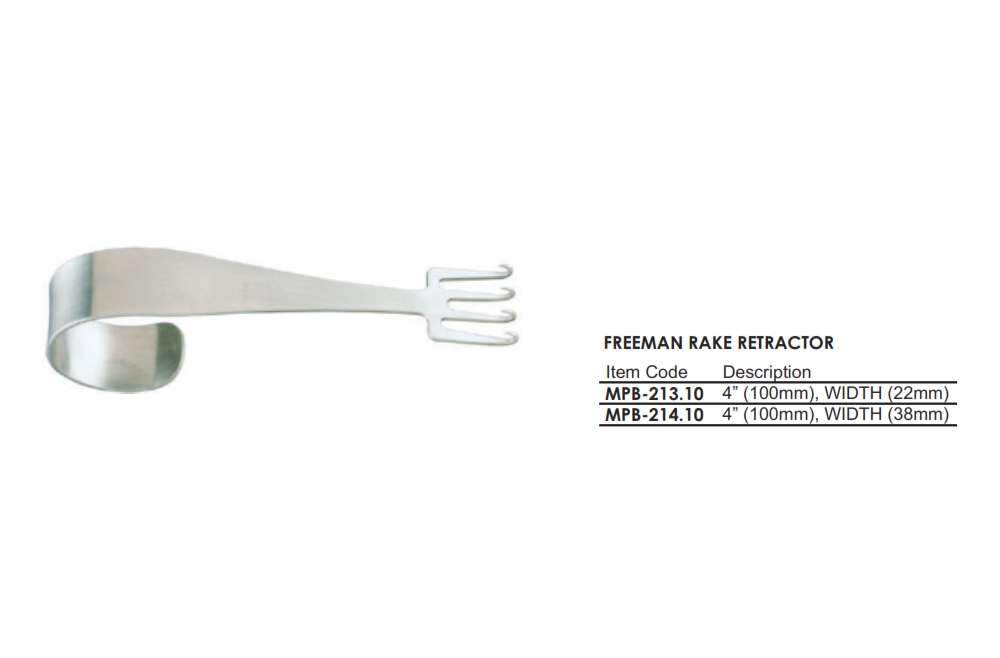 FREEMAN RAKE RETRACTOR