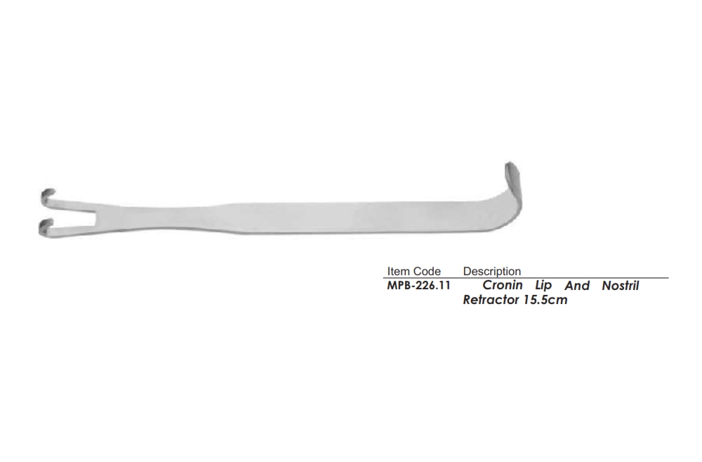 Cronin Lip And Nostril Retractor