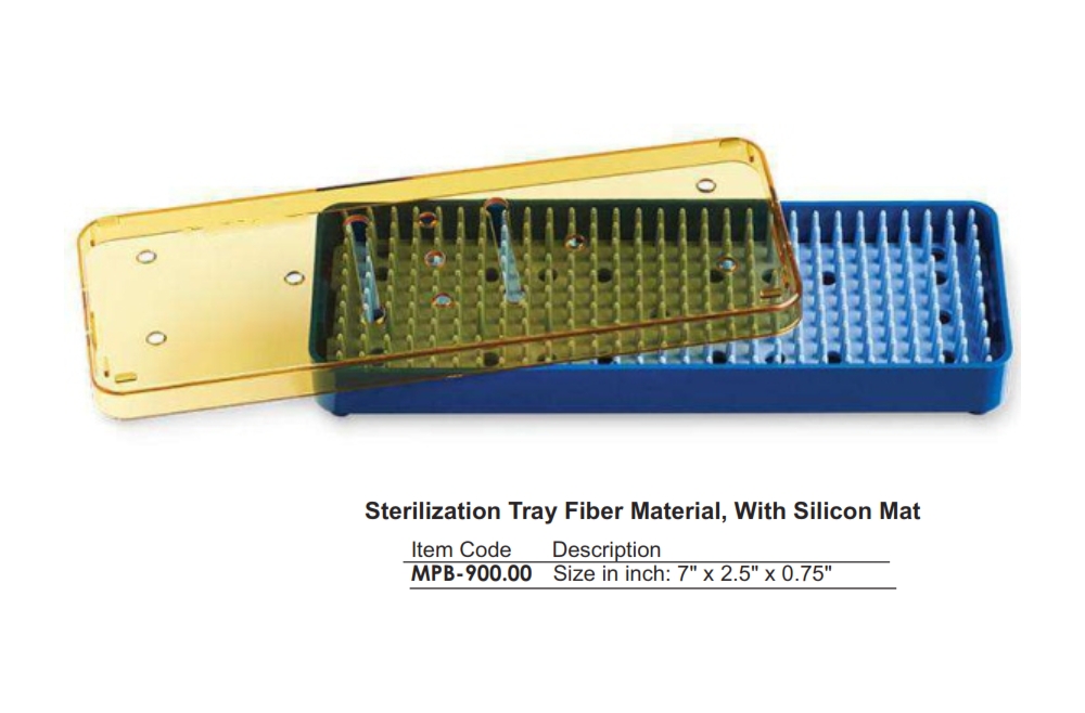 Sterilization Tray Fiber Material, With Silicon Mat