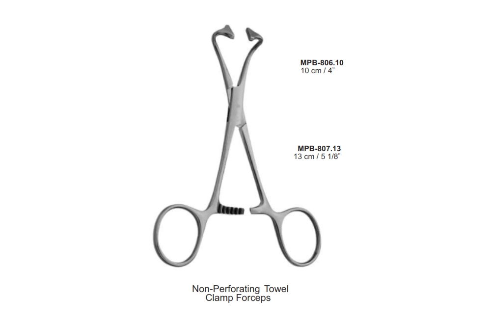 Non-Perforating Towel   Clamp Forceps