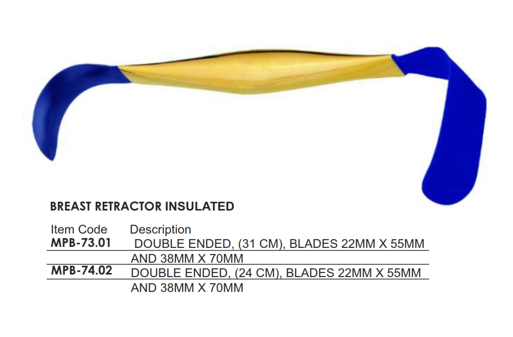 BREAST RETRACTOR INSULATED