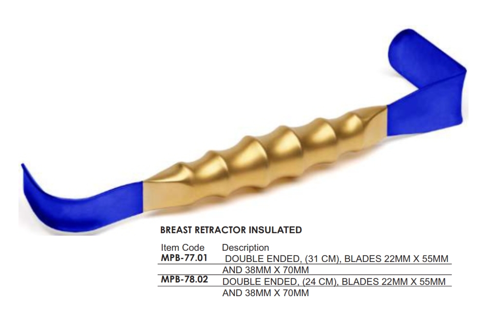 BREAST RETRACTOR INSULATED